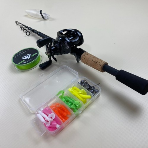Baitcaster teleskopruten set - teleskopruten,