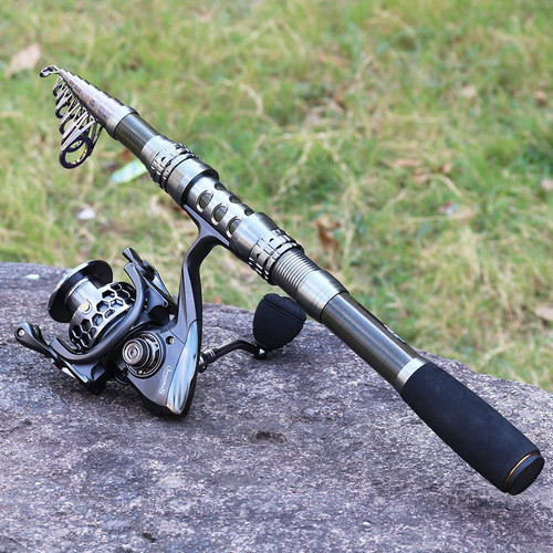 Angelrute mit rolle set - angelrute,